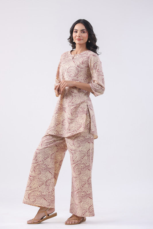 Camellia Cotton Flex Loungewear Set