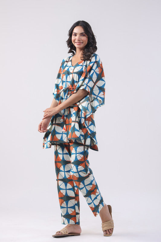 Sunkissed Mirage Cotton Kaftan Set