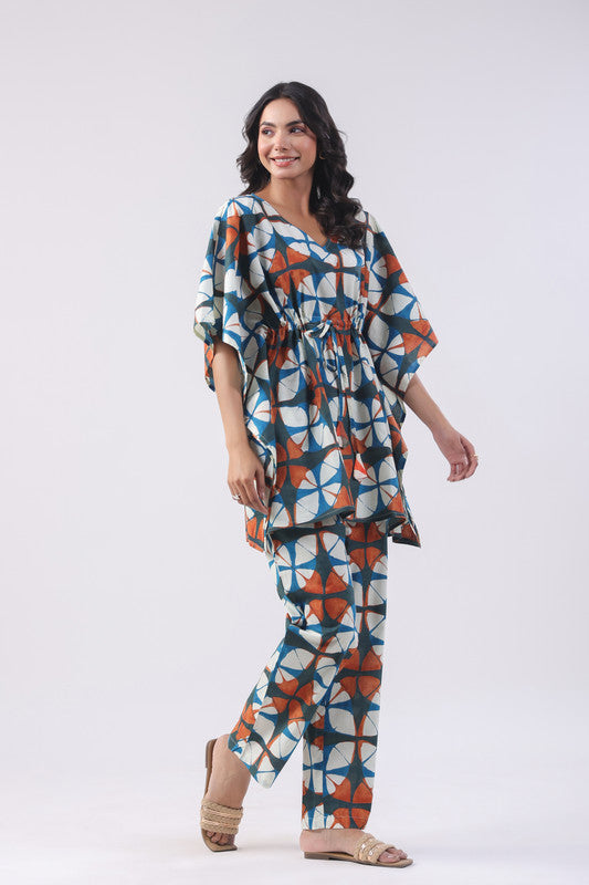 Sunkissed Mirage Cotton Kaftan Set