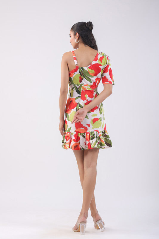 Tropical Lush Cotton Cotton Dress