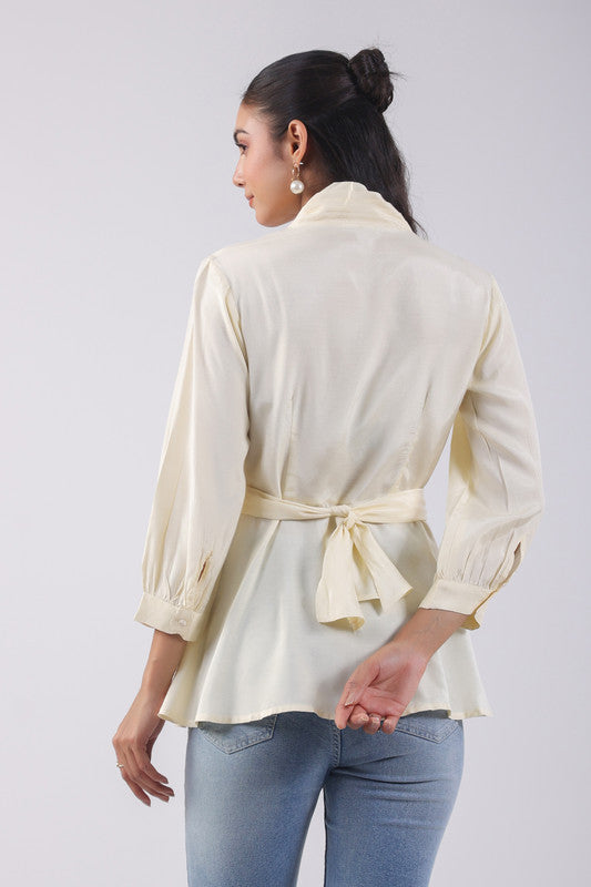 Pearl Mist Russian Silk Top