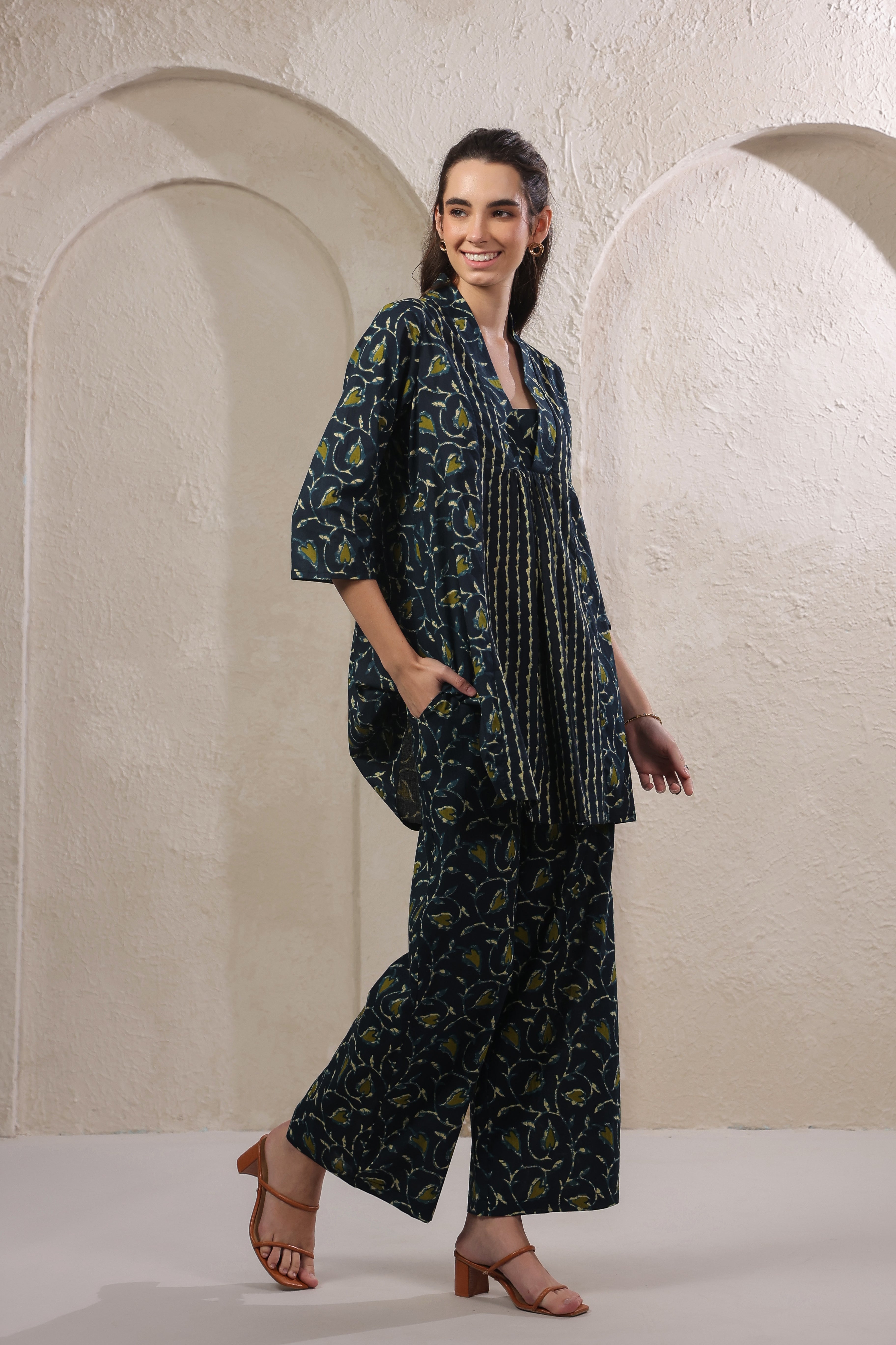 Tropical Dusk Cotton Co-ord Set
