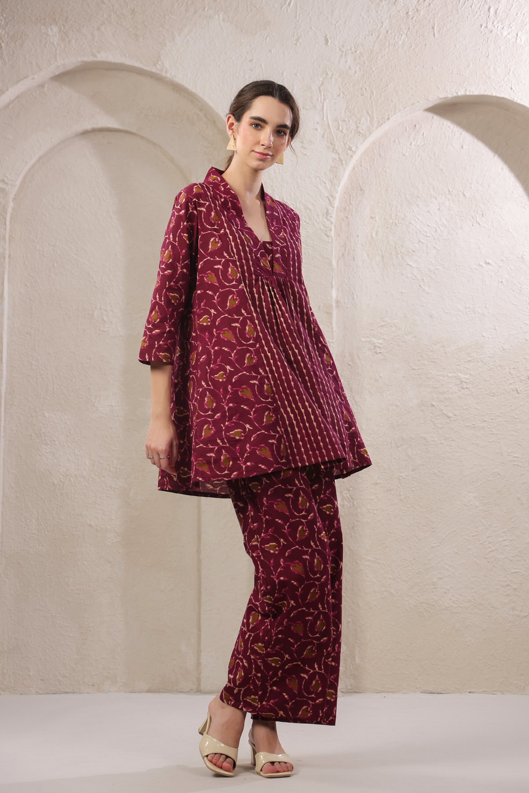 Mulberry Muse Printed Cotton Co-ord Set