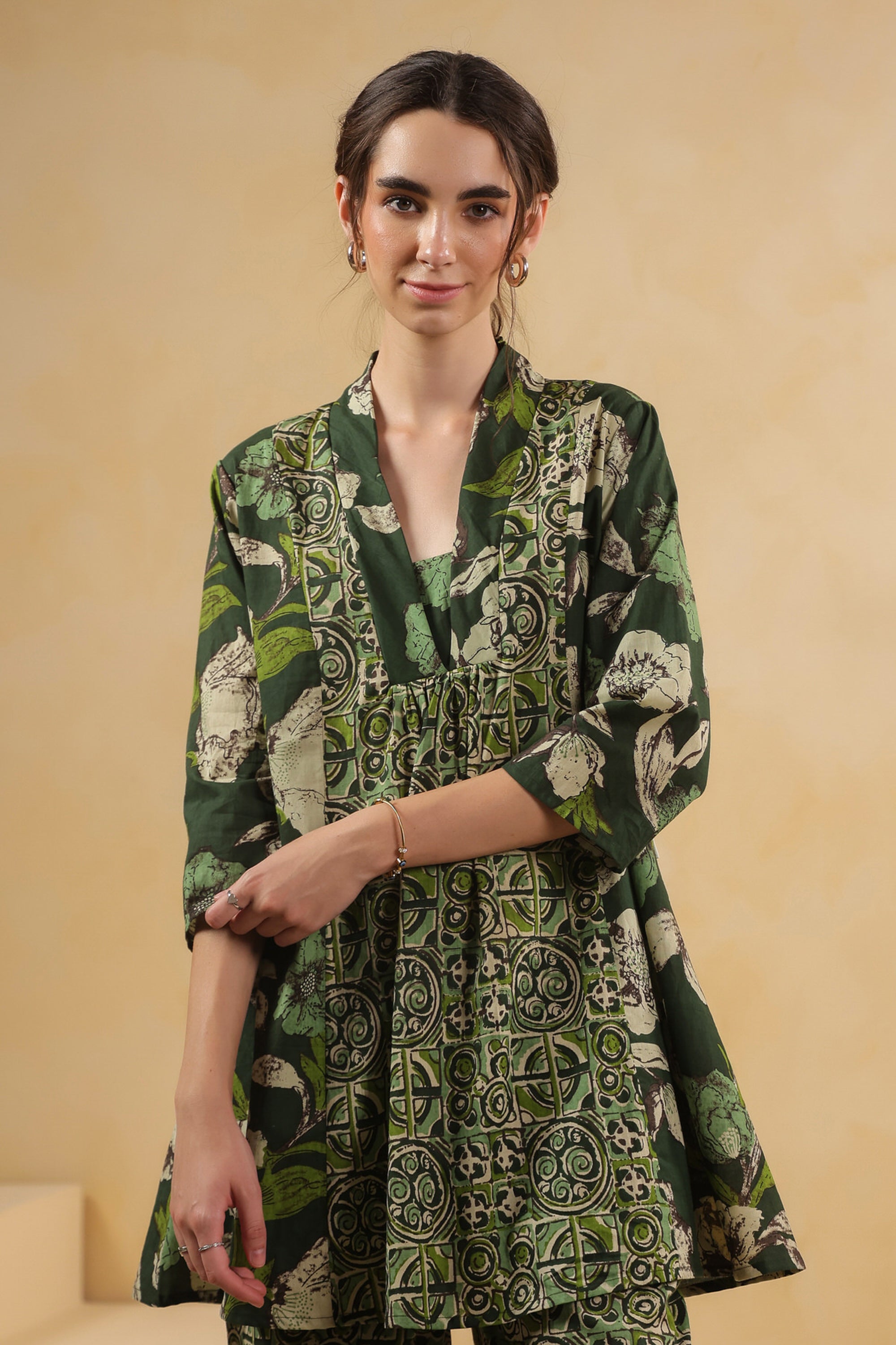 Sage Botanic Floral Cotton Co-ord Set