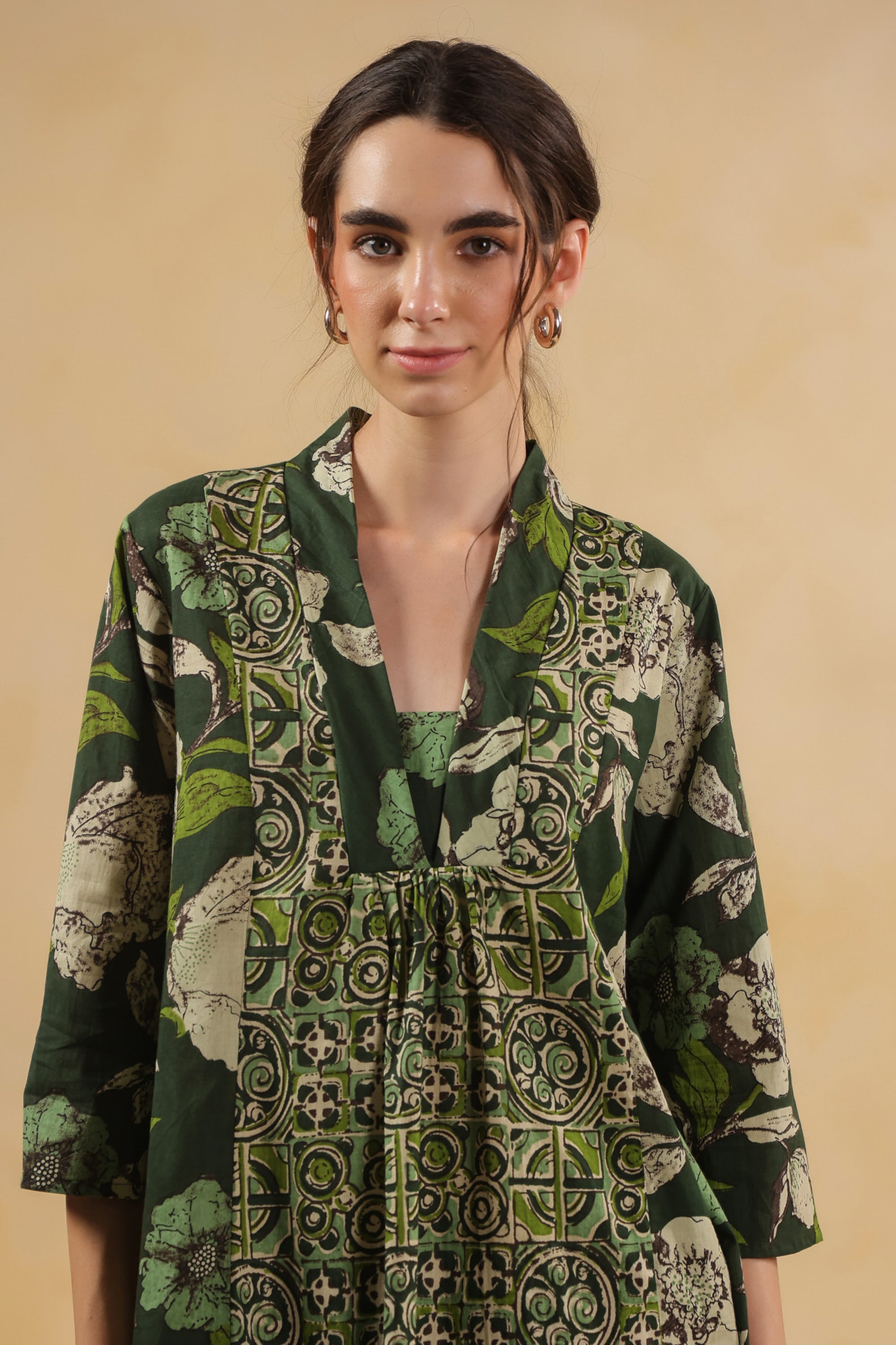 Sage Botanic Floral Cotton Co-ord Set