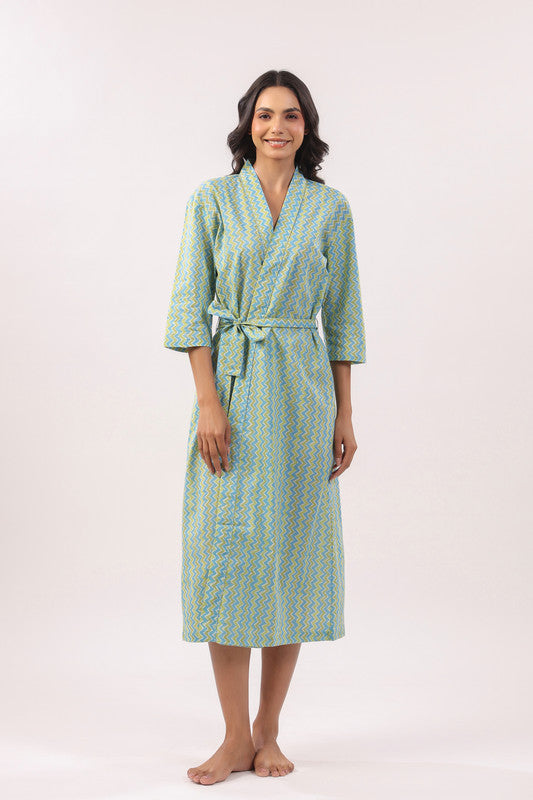 Coastal Bliss Cotton Robe