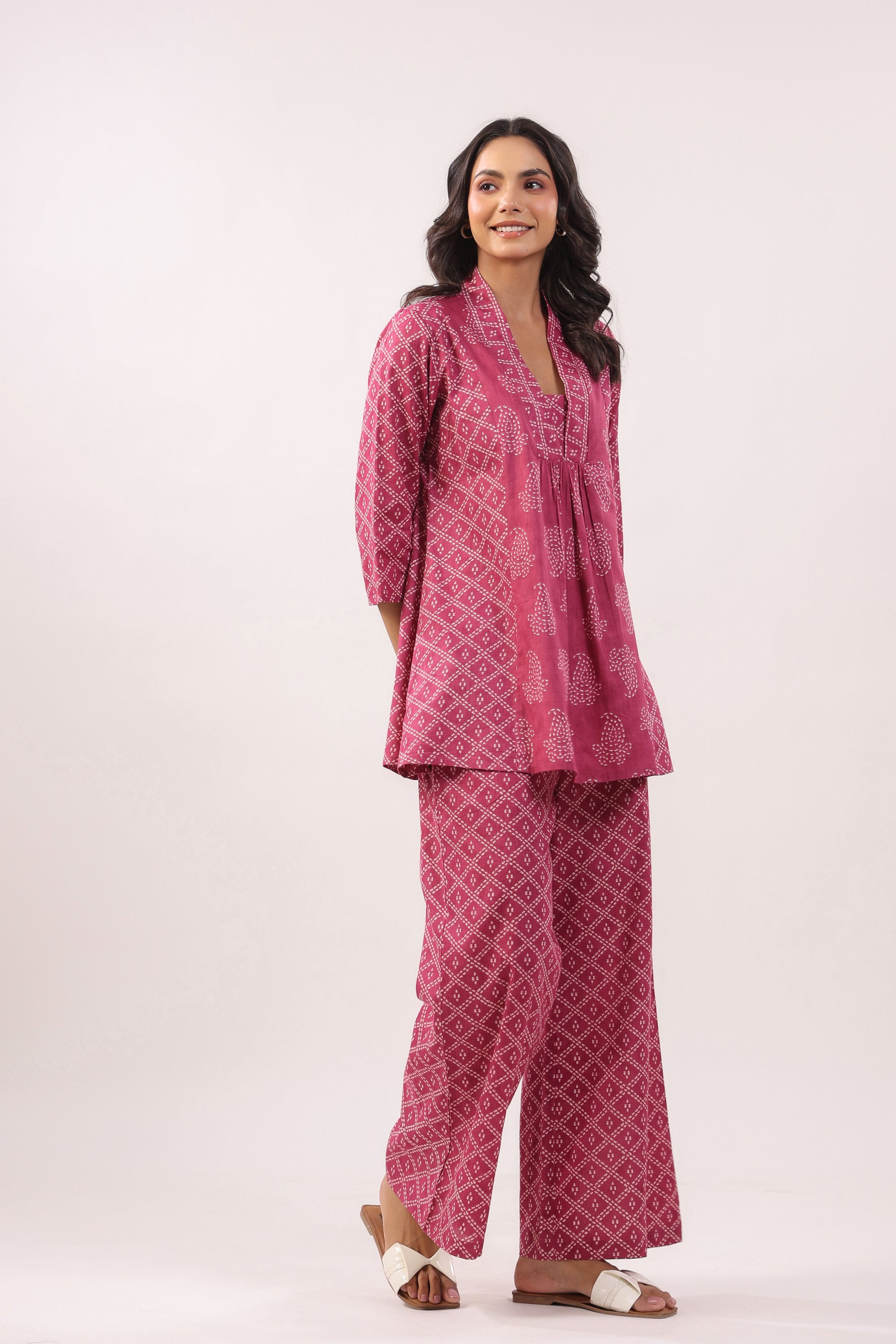 Mulberry Mist Cotton Co-ord Set