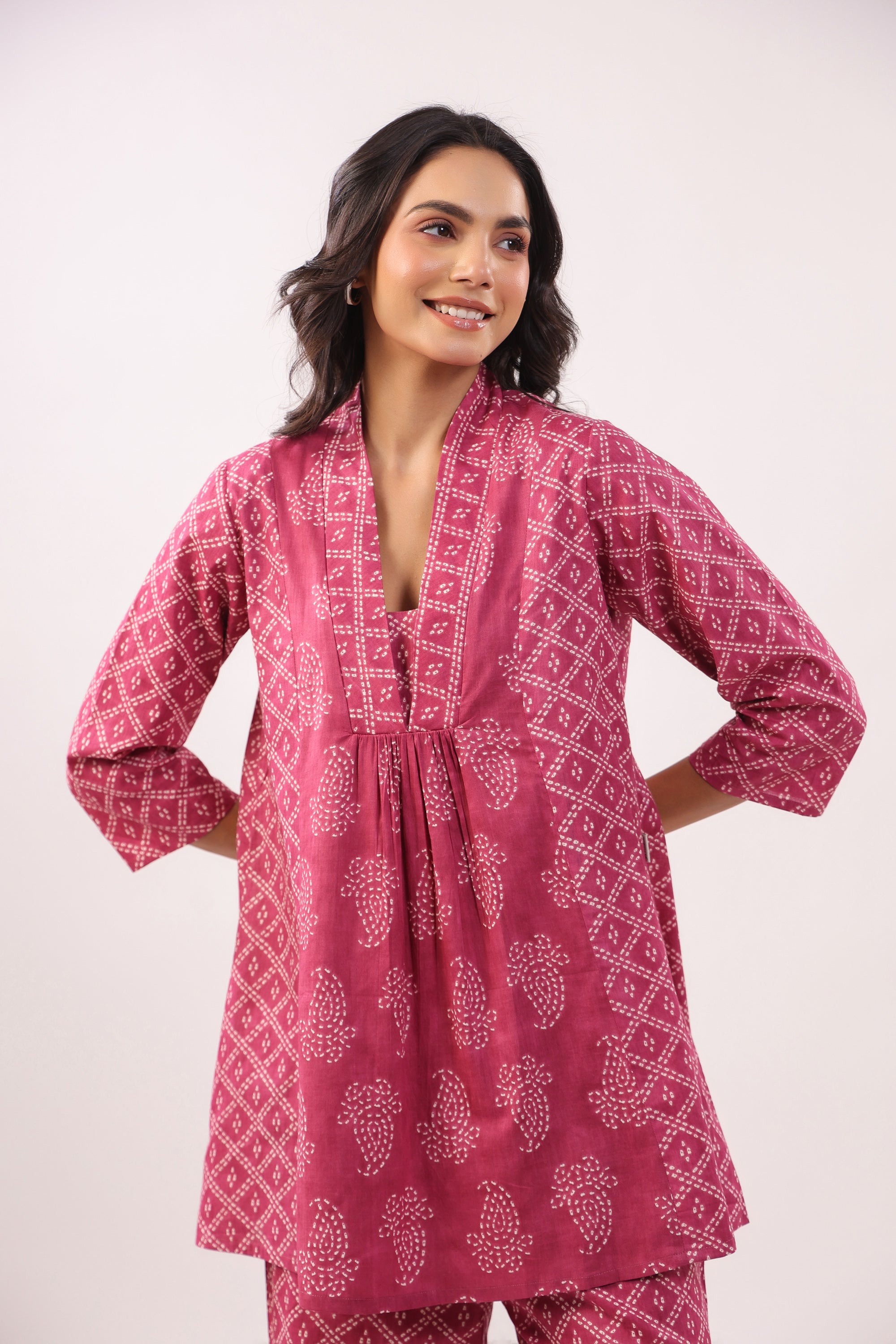 Mulberry Mist Cotton Co-ord Set