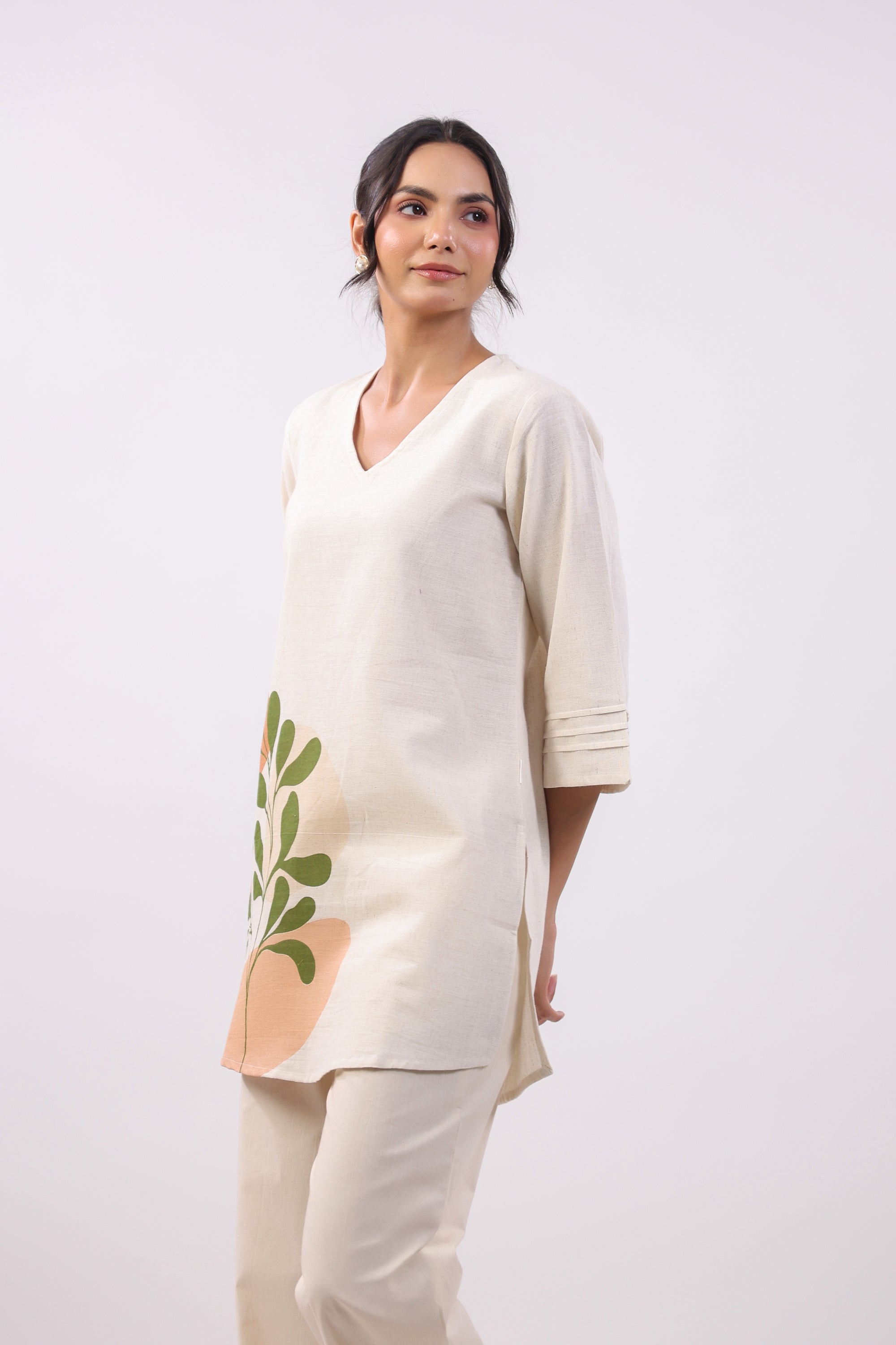 Wildflower Whimsy Cotton Flex Top