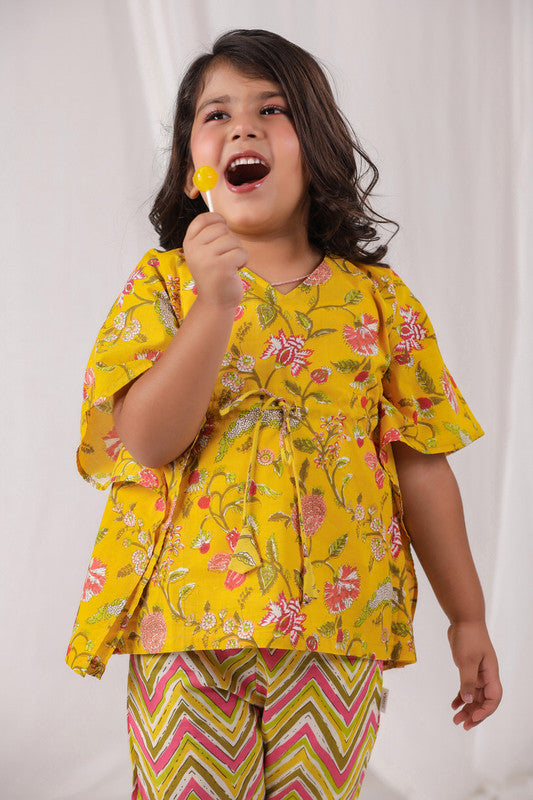 Sunlit Floral Kaftan Set