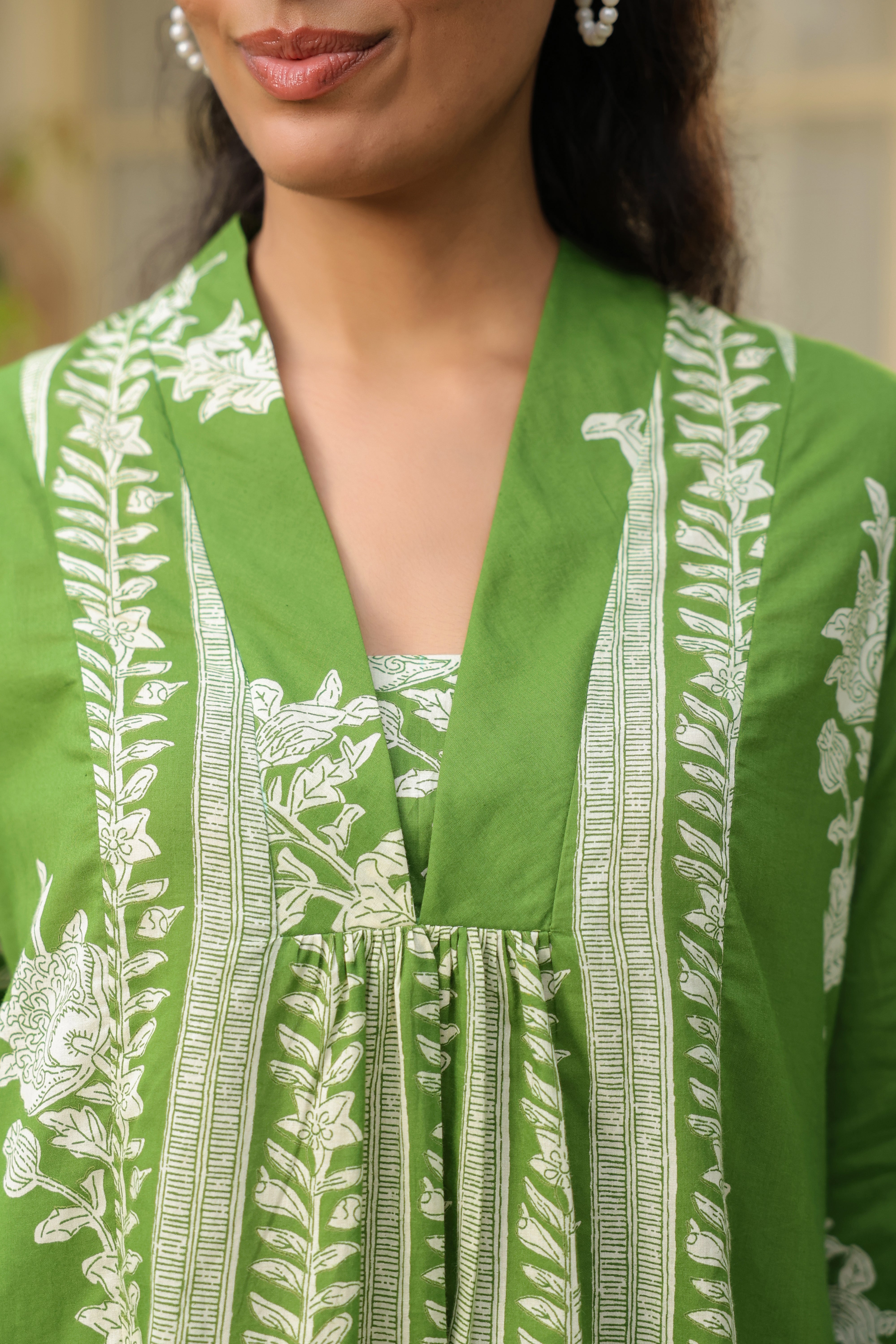 Meadow Green Floral Breeze Co-Ord Set