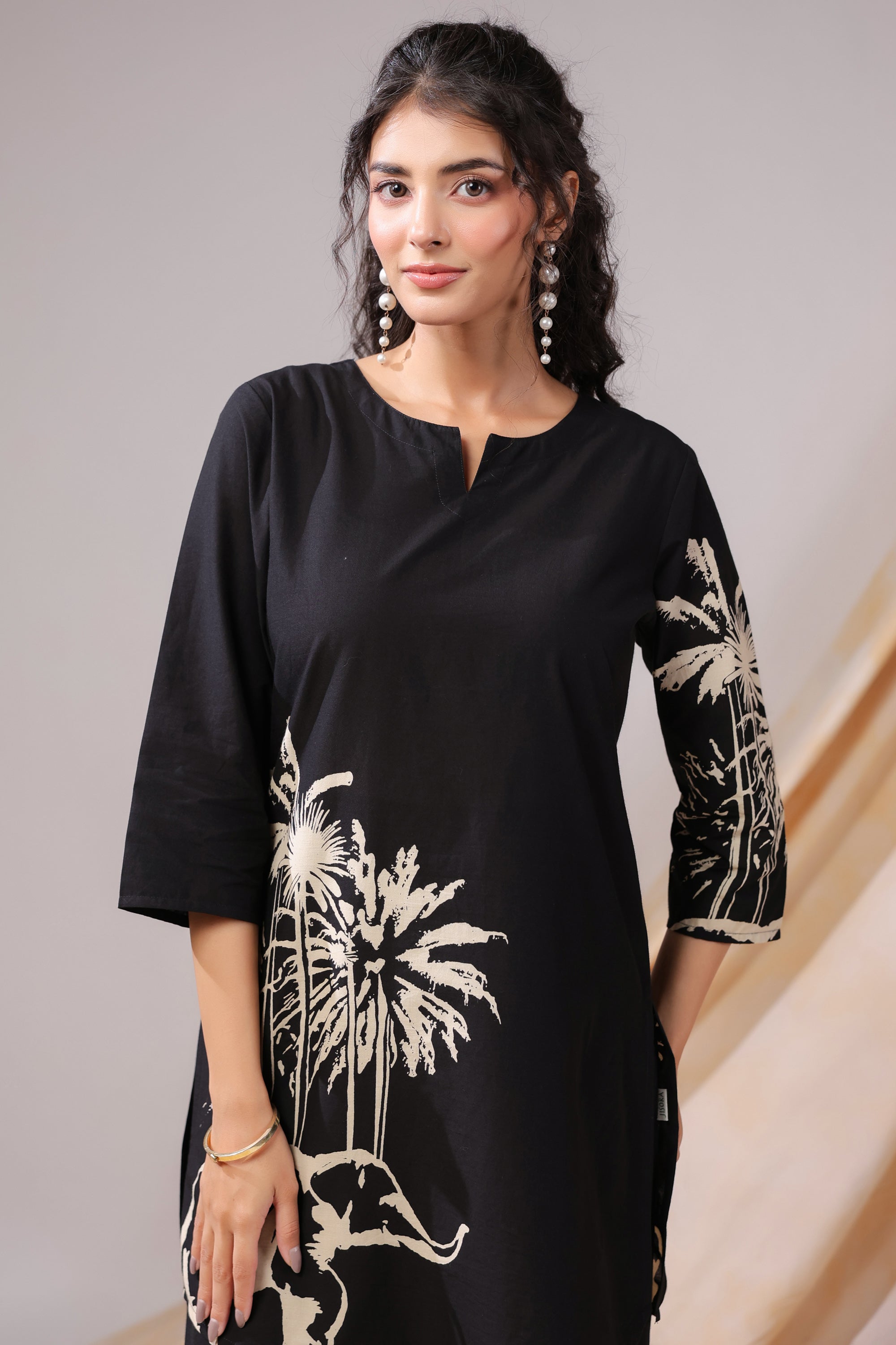 Midnight Safari Cotton Co-ord Set