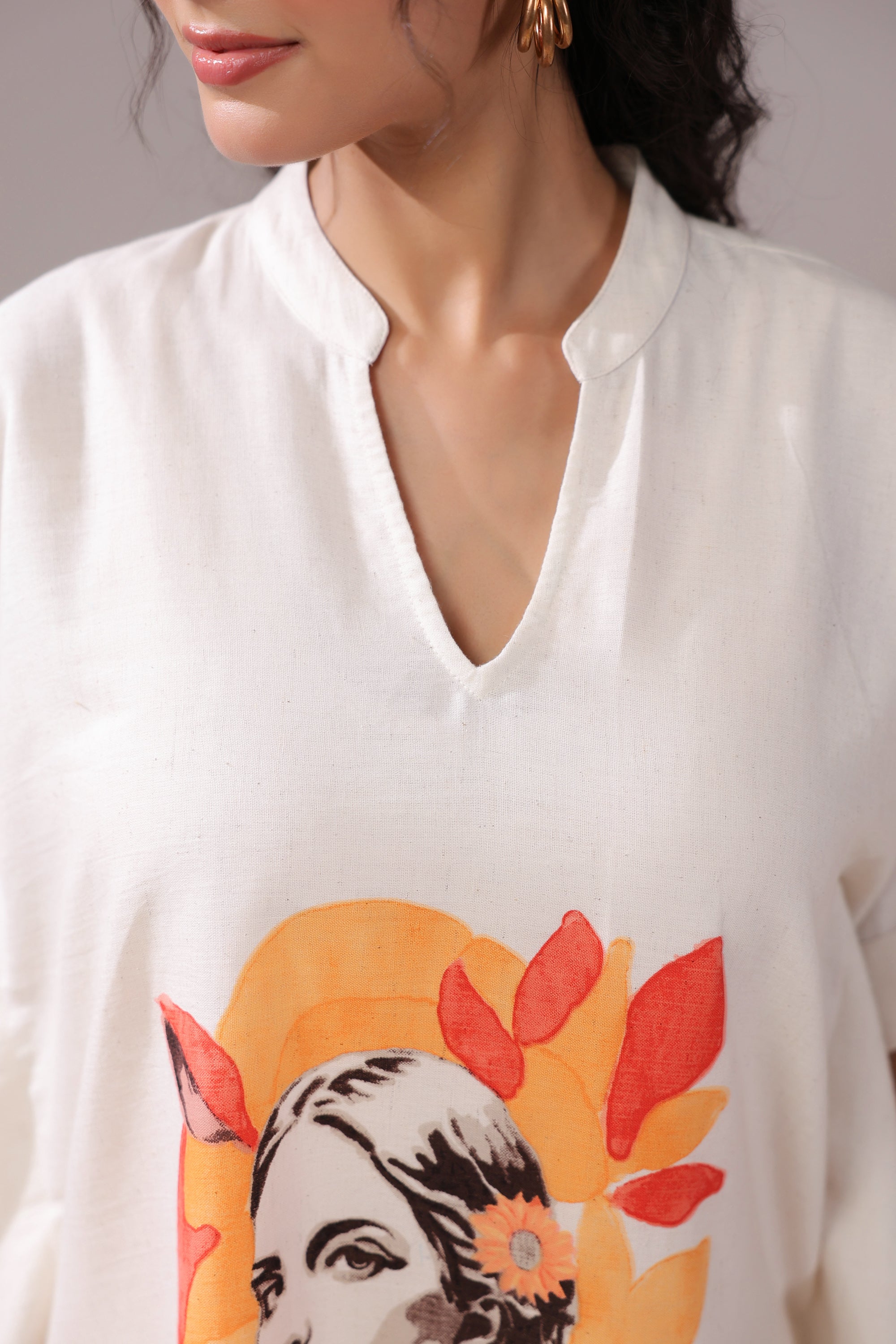 Sunset Muse Tunic Cotton Flex Co-ord set