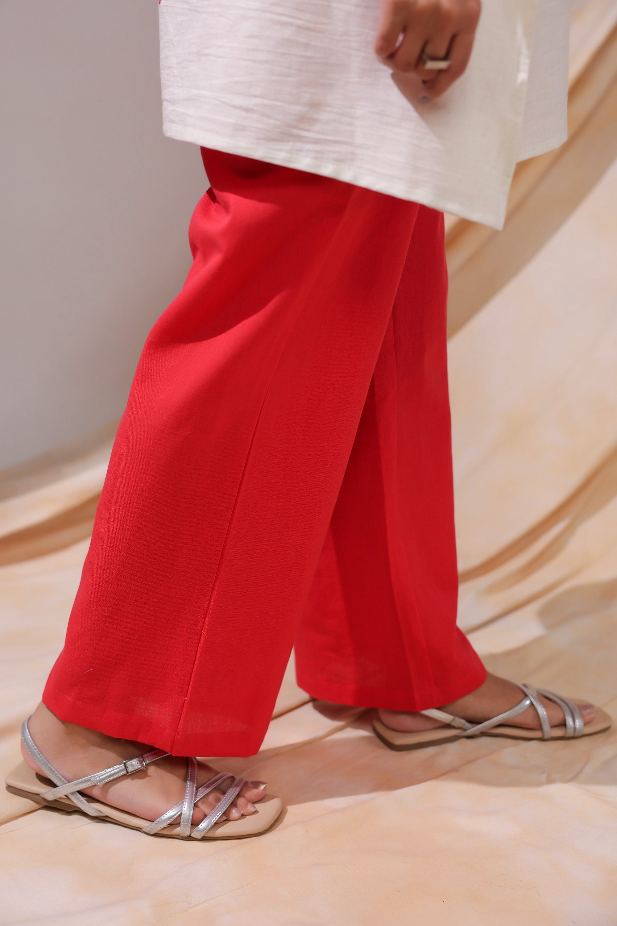 Scarlet Bloom Printed Cotton Flex Co-ord Set