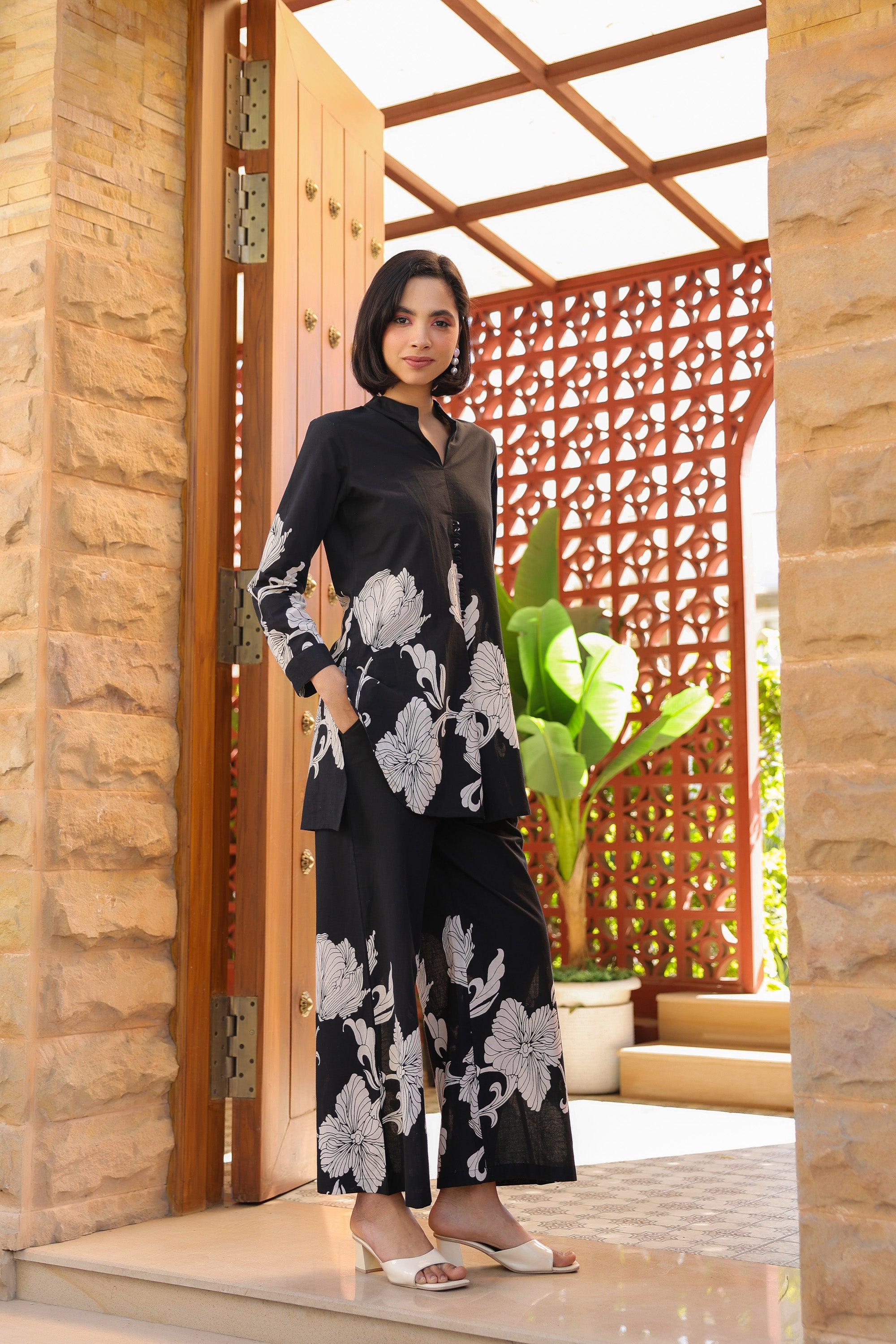 Black Mystique Cotton Co-ord Set