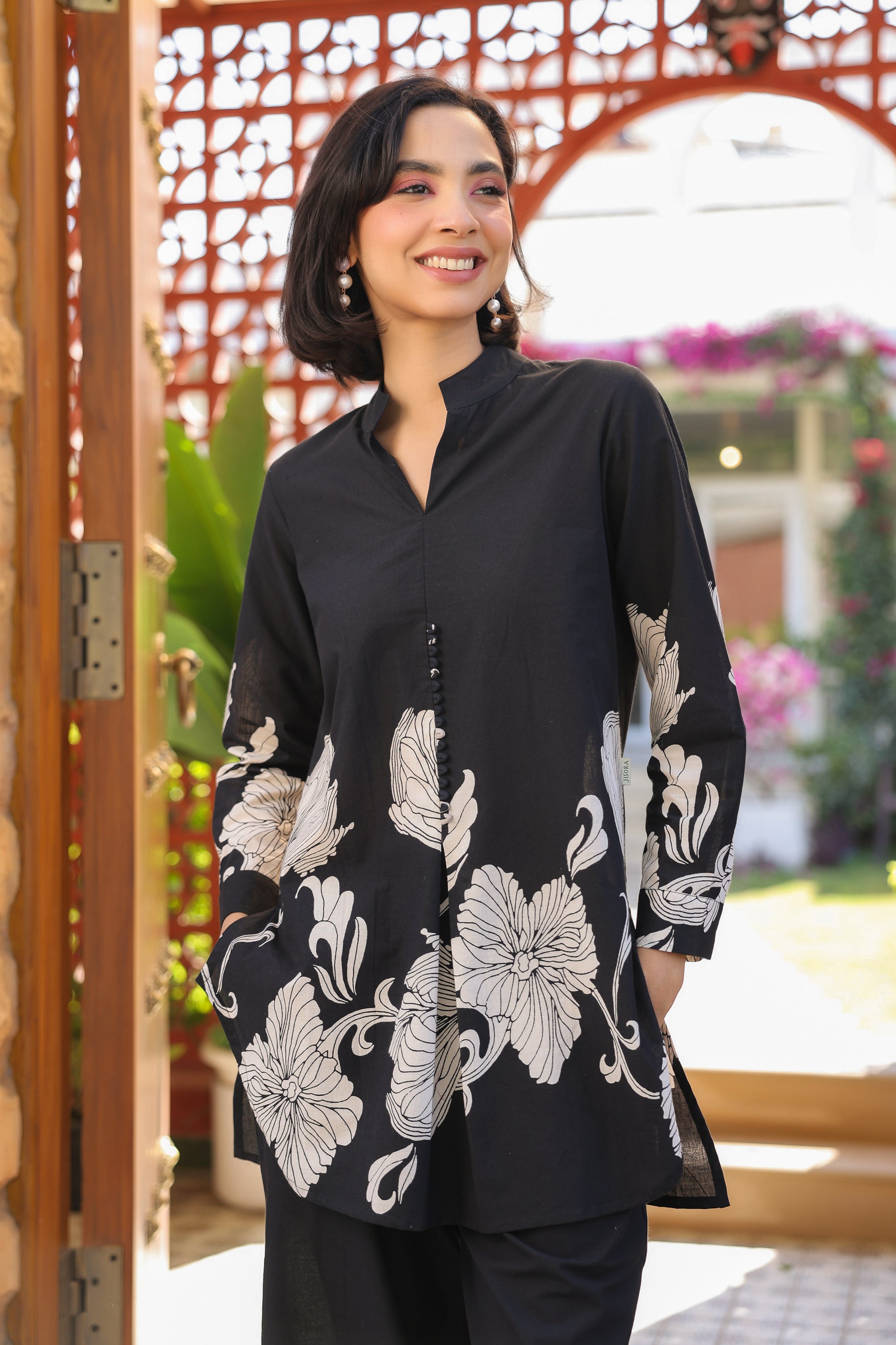 Black Mystique Cotton Co-ord Set