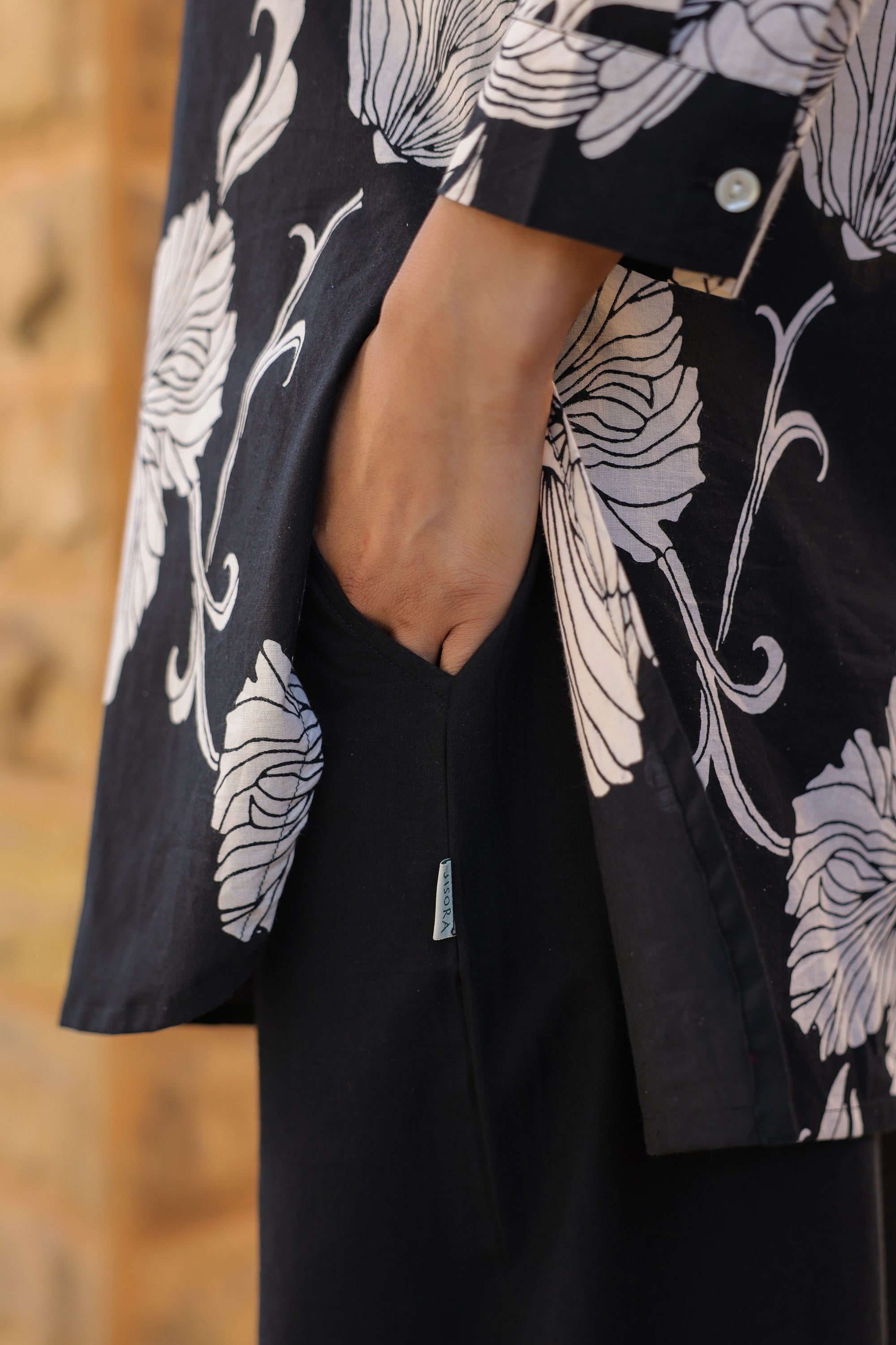 Black Mystique Cotton Co-ord Set