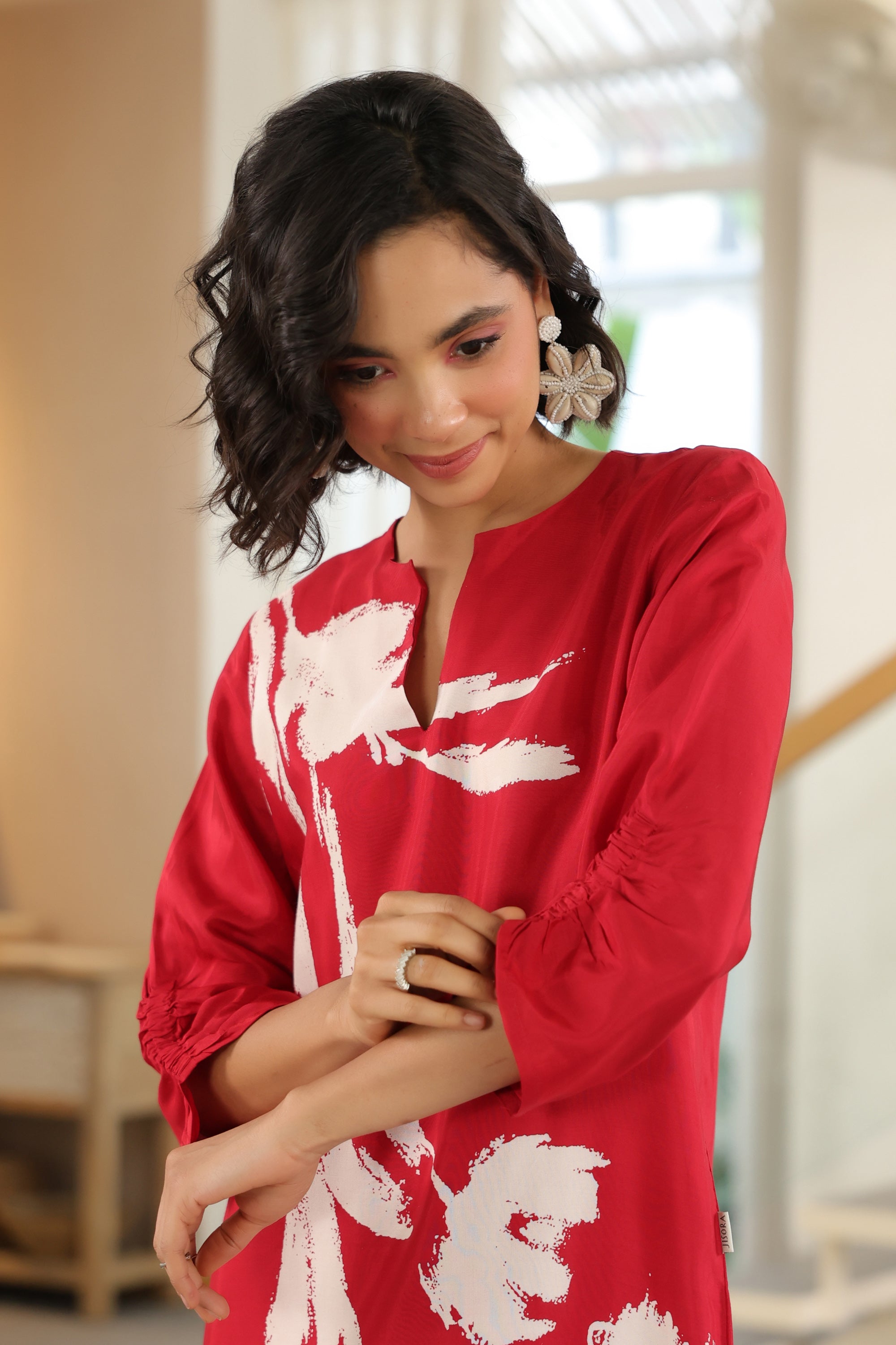 Crimson Grace Russian Silk Co-ord Set