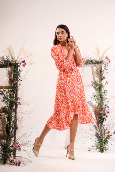 Buy casual cotton summer midi dresses for womens online – JISORA