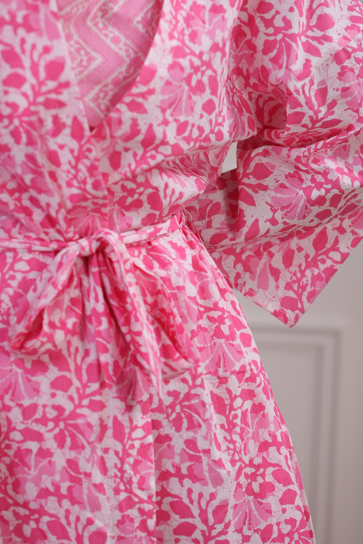 Floral Patterns on Pink Three Piece Set