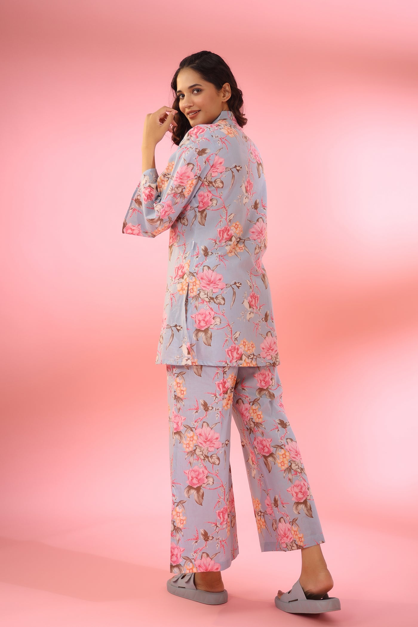 Poppy on Lilac Cotton Co ord Set