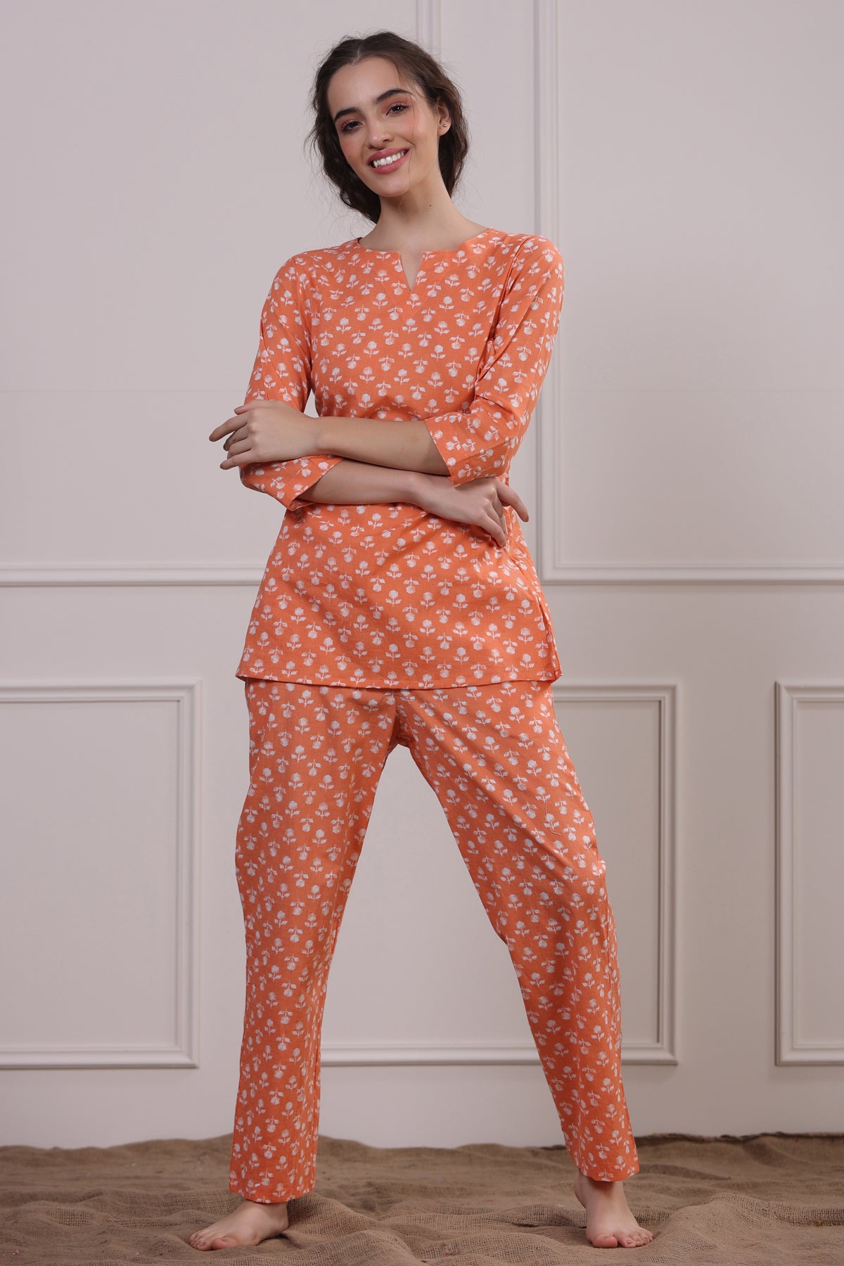 Orange Candy Loungewear Set