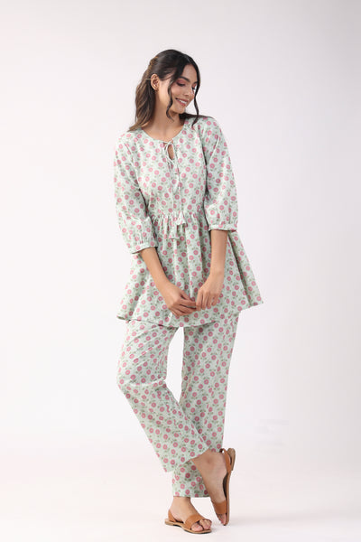 Petal Perfect Cotton Loungewear Set