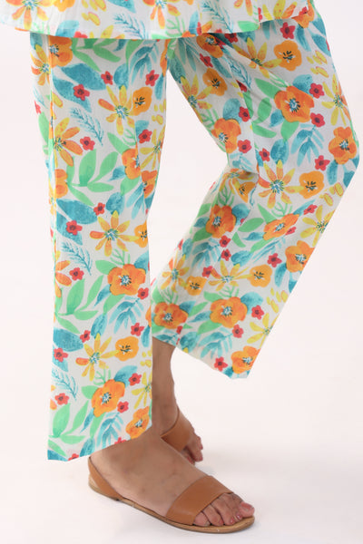 Floral Fiesta Cotton Loungewear Set