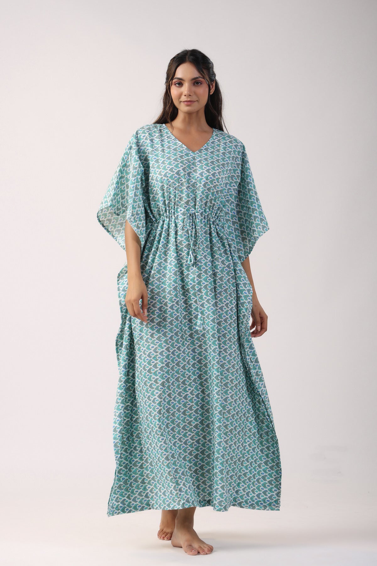 Wave Rider Cotton Kaftan