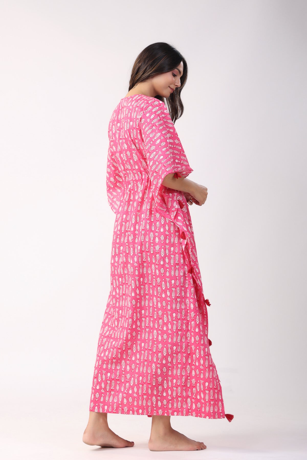 Bubblegum Fish Kaftan