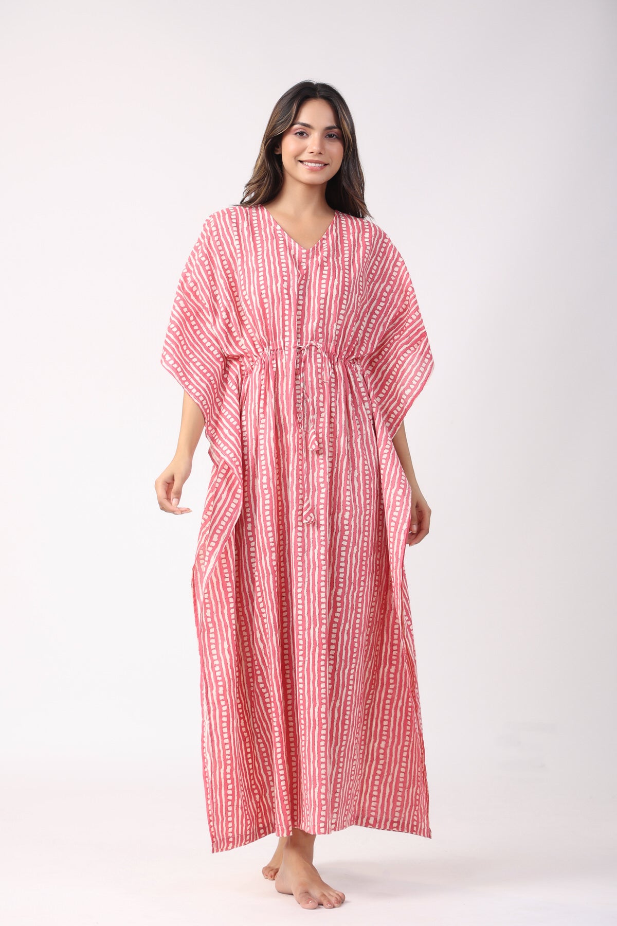 Dotty Delight Cotton Kaftan