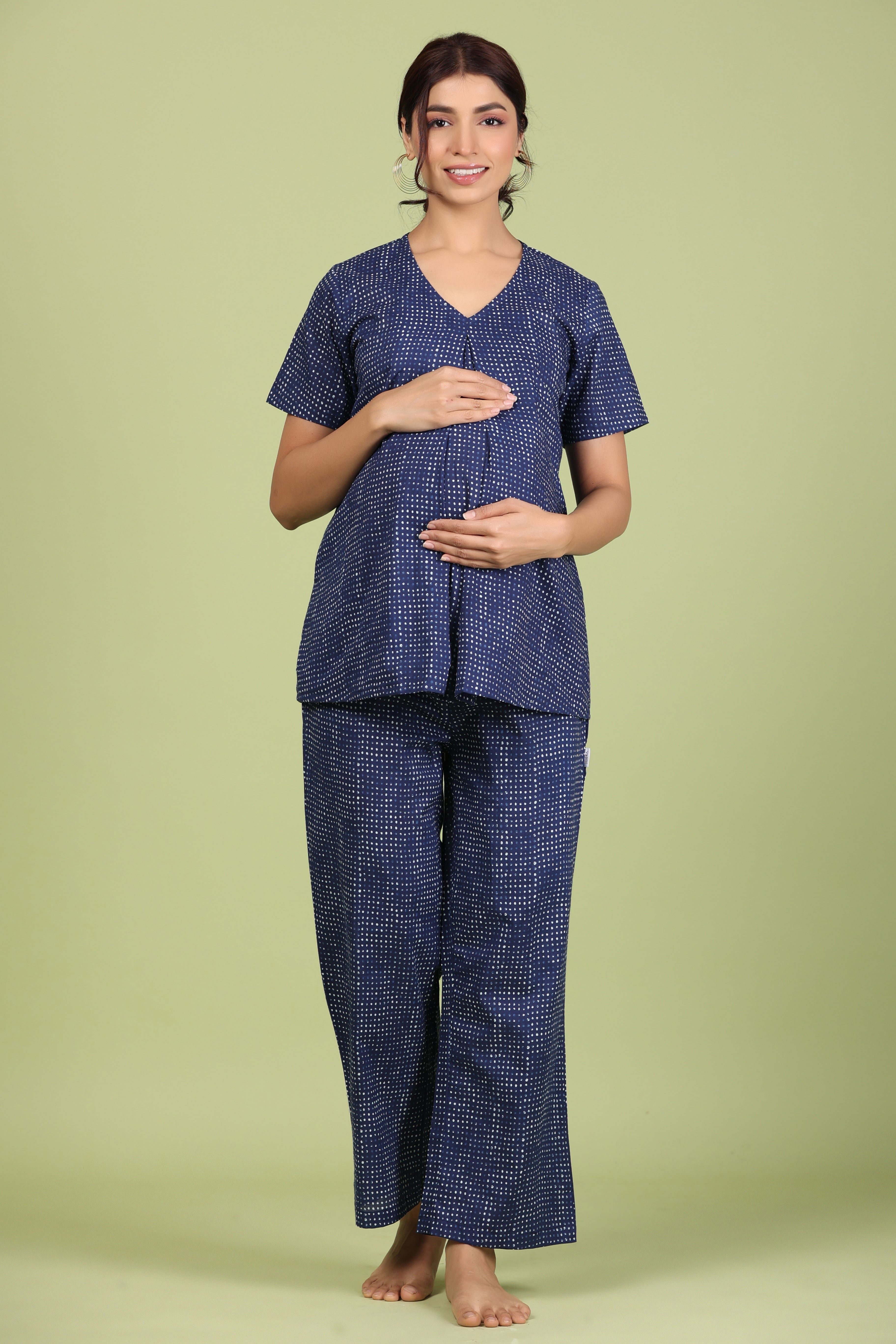 Pure Cotton Comfortable Maternity Wear for Women Suitable for Feeding