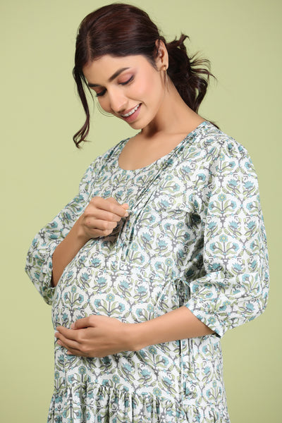 Pure Cotton Comfortable Maternity Wear for Women Suitable for Feeding