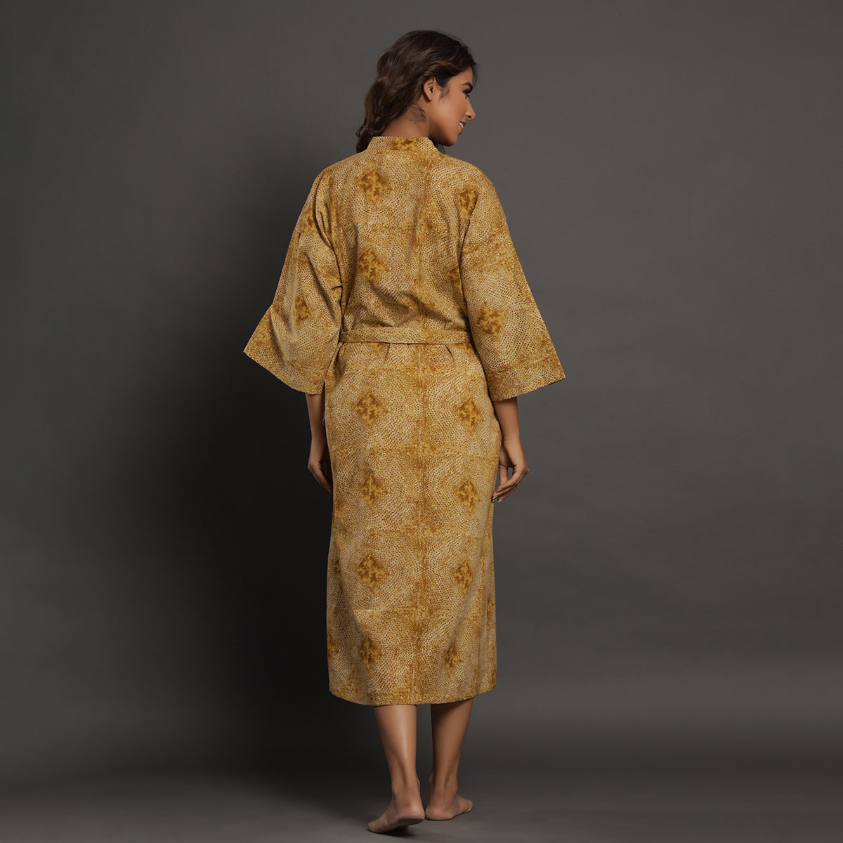Airy Desert On Yellow Robe Jisora Jaipur