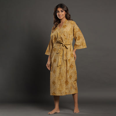 Airy Desert On Yellow Robe Jisora Jaipur