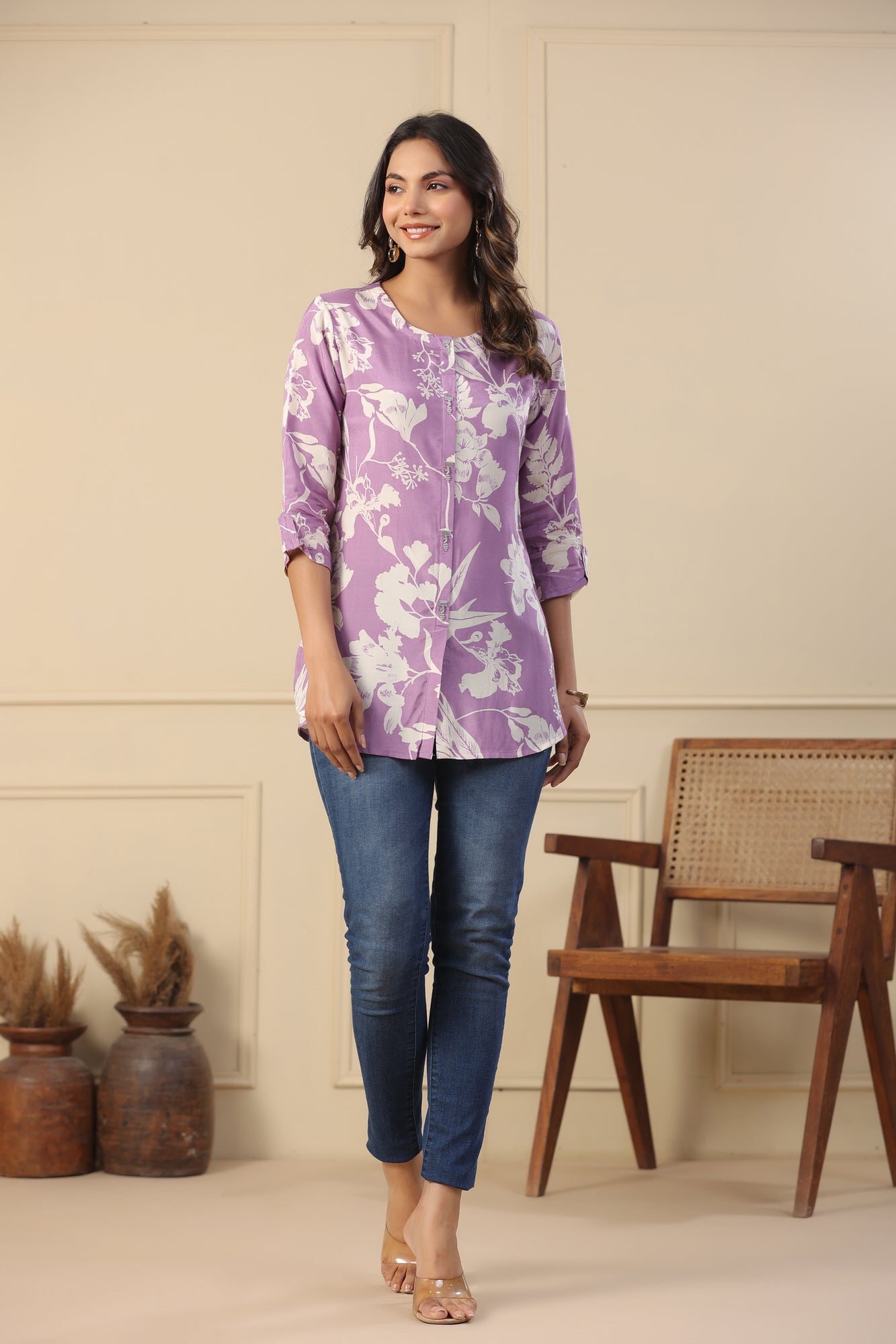 Plum & Pearl Russian Silk Top