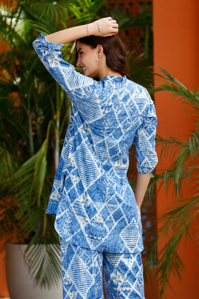 Pixel Cotton Co-ord Set