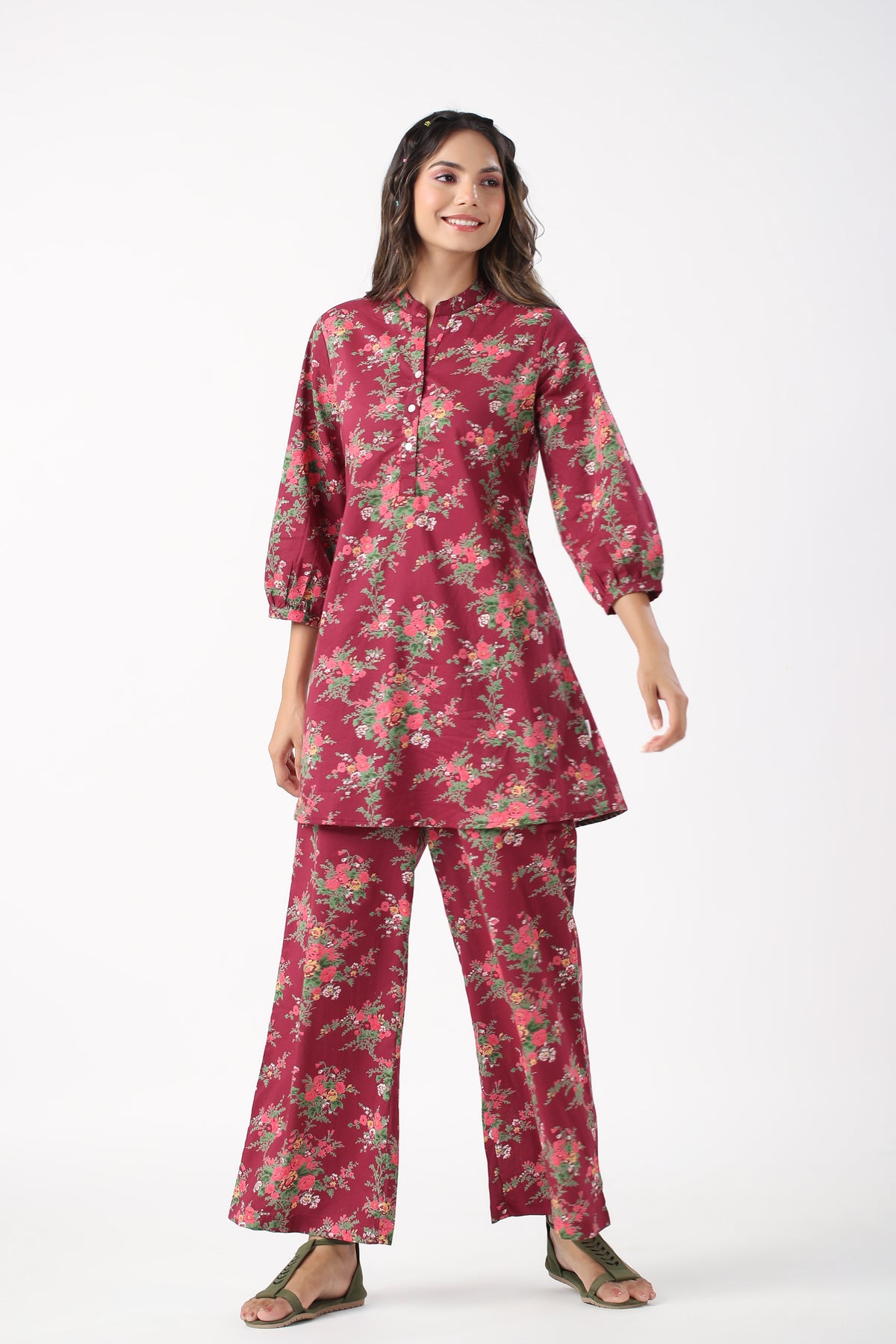 Plush Paradise Cotton Loungewear Set