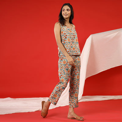Coromandel Multi Colour Loungewear set