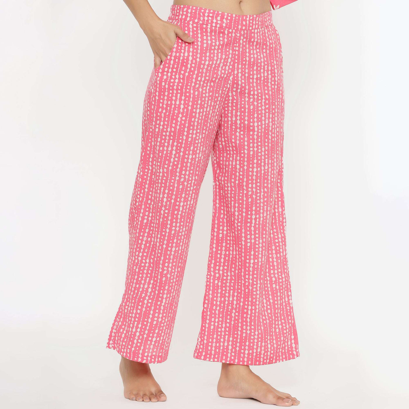 Floral Bouquet On Pink Loungewear