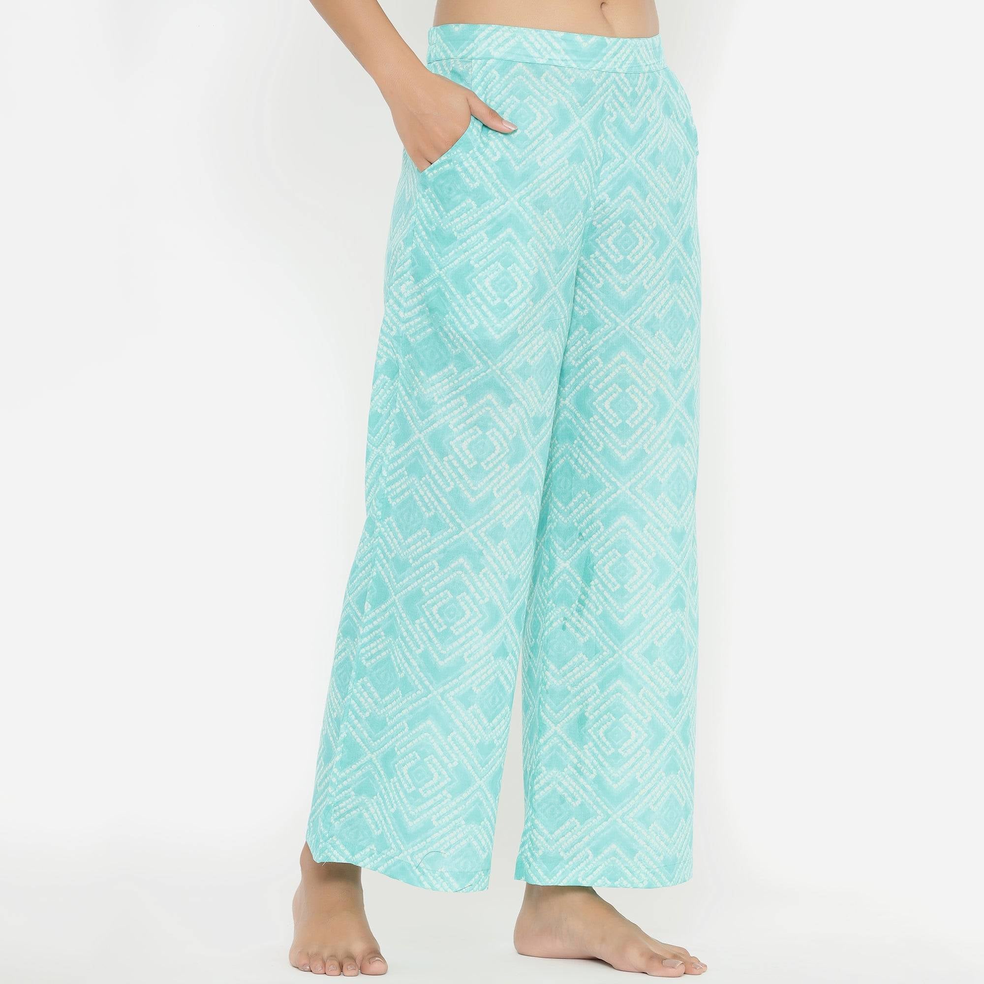 8th Century Shibori On Blue Loungewear