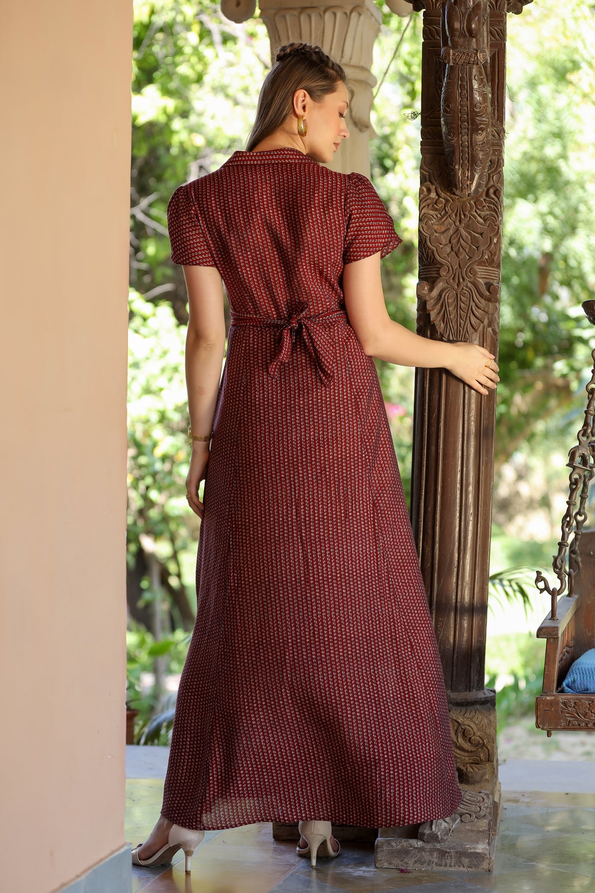 Burgundy Haze Dress