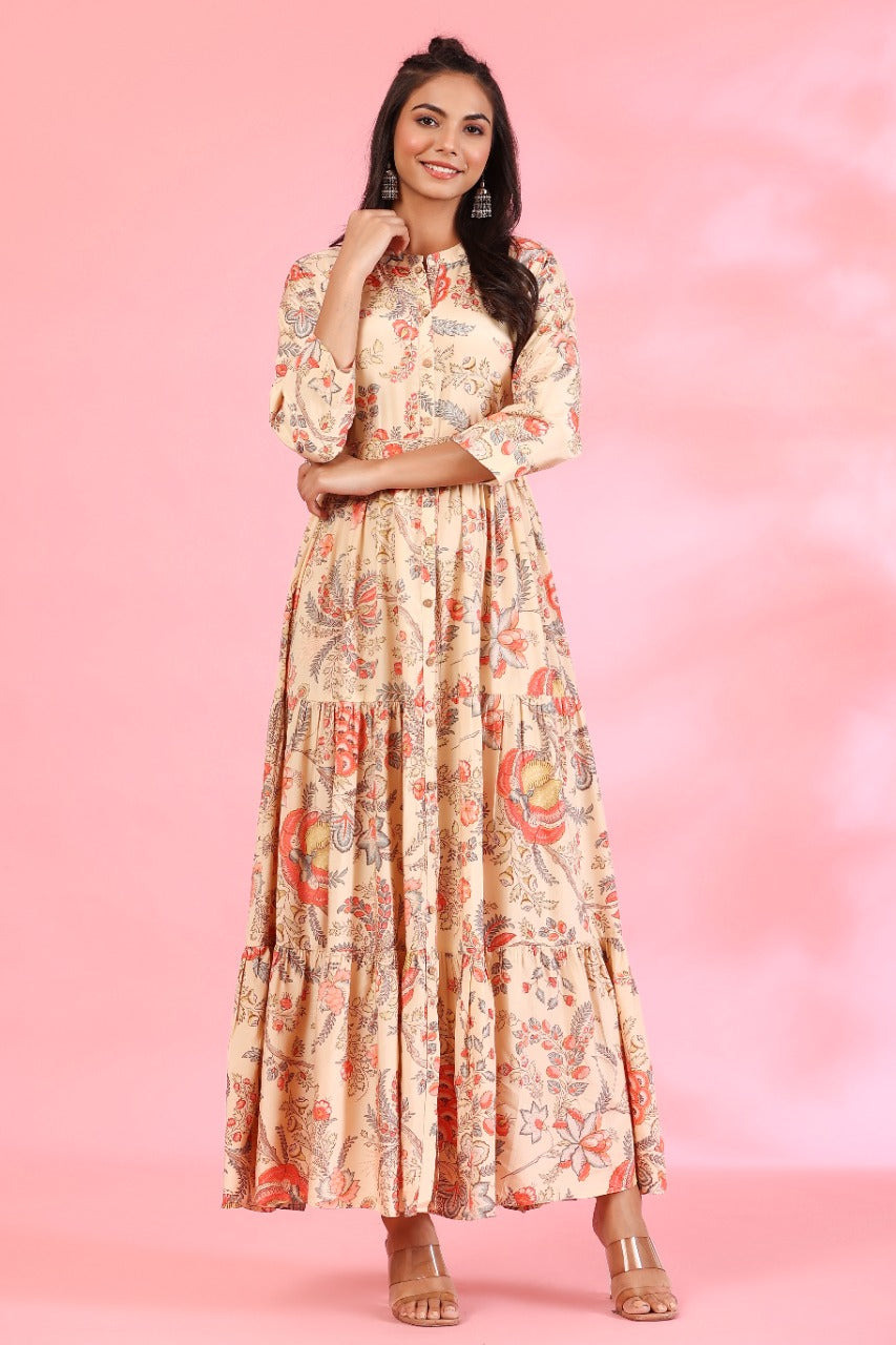 Sehra Jaal Silk Maxi Dress